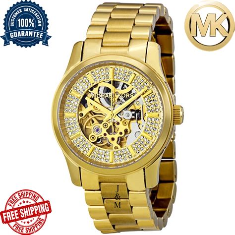 michael kors automatic watch stopped|Michael Kors automatic ladies watch.